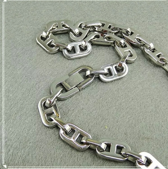 NWT Michael Kors Equestrian Luxury Link Long Neckl - Picture 3 of 8